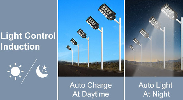 Komposisi dan aplikasi lampu jalan tenaga surya dengan Sensor