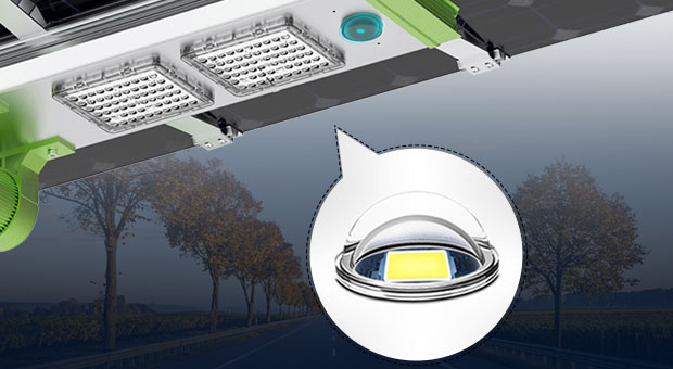 Keuntungan dari 150w 200w dua sisi Panel Split Solar lampu jalan (SLX)