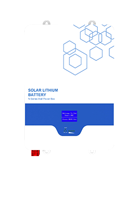 Baterai Lithium LiFePO4 terpasang di dinding