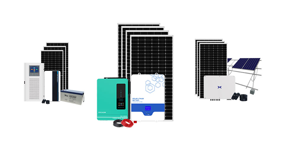 Sistem surya Grid mati/On