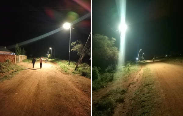 76 Set lampu jalan tenaga surya SLV di Kenya