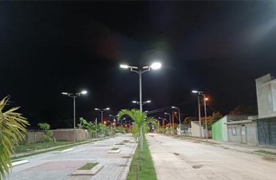 Produsen lampu jalan tenaga surya All-in-One Paving jalan untuk kota-kota pintar