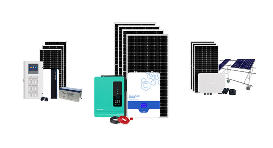 Sistem surya Grid mati/On