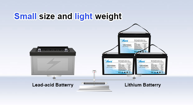 Baterai Lithium seri AN-LFP kelebihan 12.8V100AH