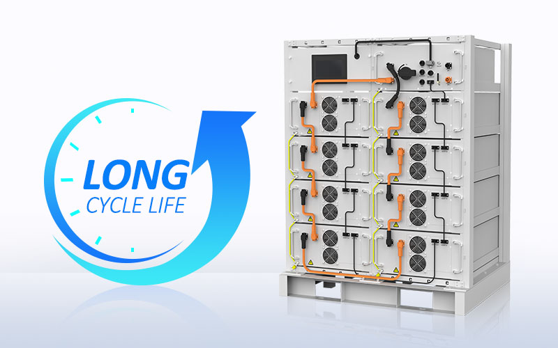 114KWH 50KW komersial tegangan tinggi baterai Lithium kelebihan