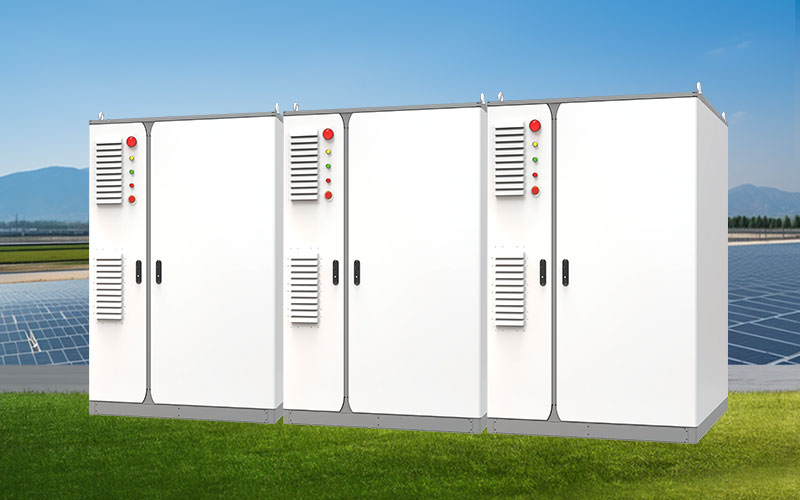 Baterai surya komersial tegangan tinggi 215kWh 100kW