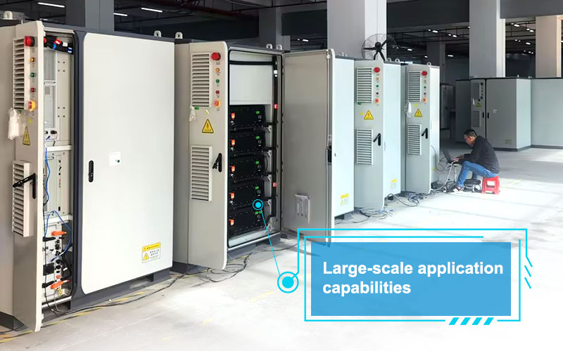 Baterai surya komersial tegangan tinggi 215kWh 100kW