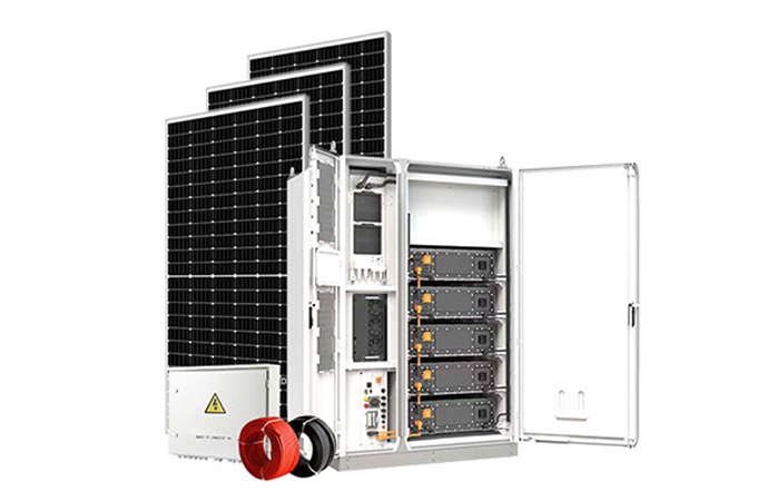 Sistem penyimpanan energi komersial baterai Lithium 30-100KW
