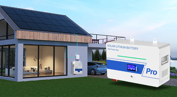 Aksesori baterai Lithium pemasangan dinding seri an-lpb-npro 24V100AH