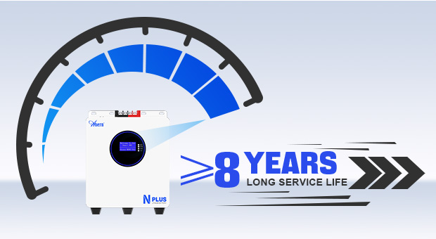 Aksesori baterai litium pasang dinding seri an-lpb-nplus (25,6v20 0AH/51.2V100AH)