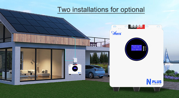 Aksesori baterai litium pasang dinding seri an-lpb-nplus (25,6v20 0AH/51.2V100AH)
