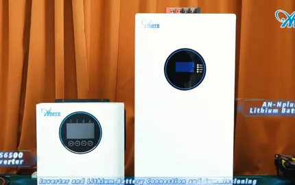Uji Koneksi dan Fungsi Inverter Anern AN-FGI-S6500 dan Baterai Lithium Nplus
