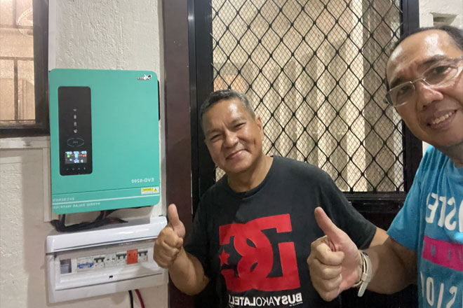Anern EVO 4200/6200 4,2KW 6,2KW Inverter Surya di Filipina