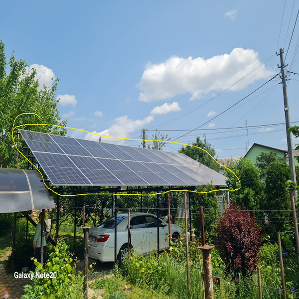 Anern Ukraine Off-Grid Home Solar Project: 5 Sets of 10.2kW Lithium Battery Systems