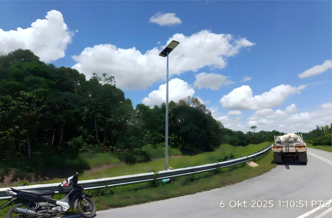Studi Kasus Proyek Lampu Jalan Tenaga Surya Anern Malaysia: Lampu Jalan Tenaga Surya All-in-One LiFePO4 SLZ 60W + 120W, 921 Set