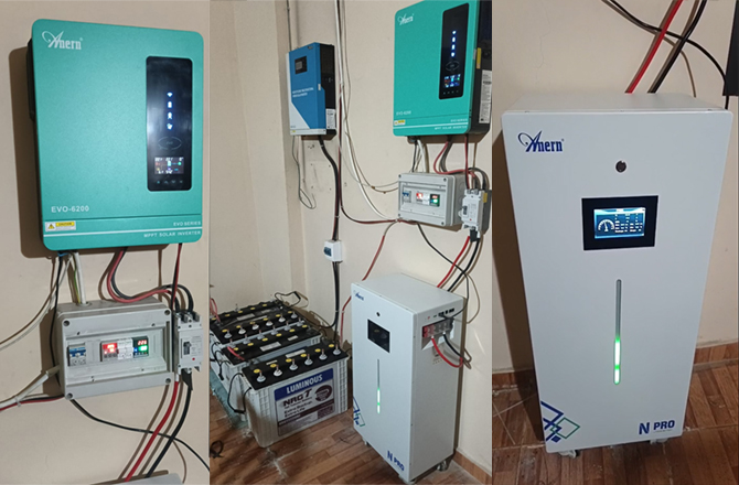 Layar Sentuh Baterai Lithium & Inverter Hybrid EVO di Lebanon