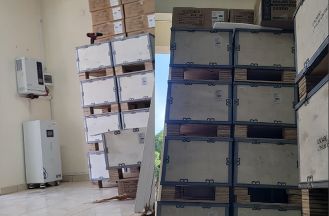 Proyek Dukungan Daya Inverter Surya & Baterai Lithium Anern Chad