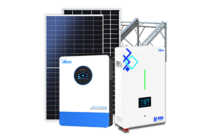 Sistem Tenaga Surya Off-grid (Fase Terpisah) 8-12KW