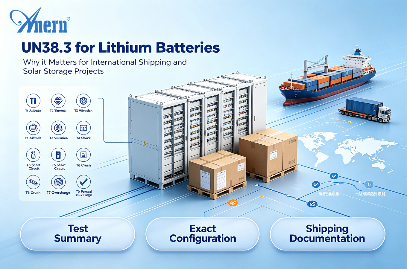 UN38.3 untuk Baterai Lithium: Mengapa Ini Penting untuk Pengiriman Internasional dan Proyek Penyimpanan Tenaga Surya