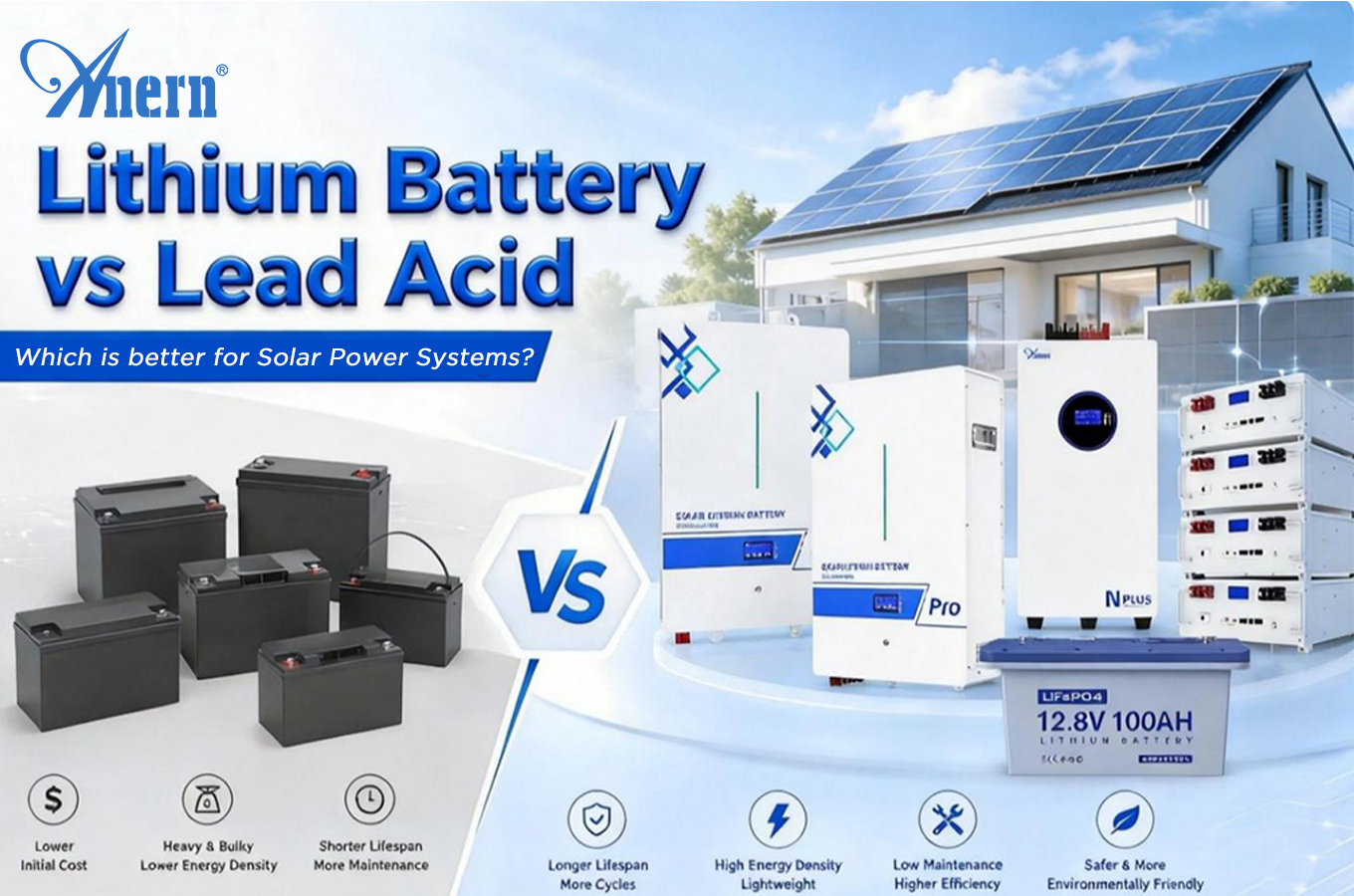 Baterai Lithium vs Baterai Asam Timbal: Mana yang Lebih Baik untuk Sistem Tenaga Surya?