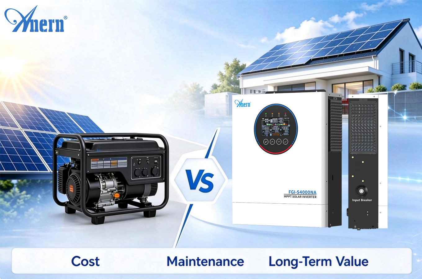 Sistem Tenaga Surya vs Genset Diesel: Biaya, Pemeliharaan, dan Nilai Jangka Panjang