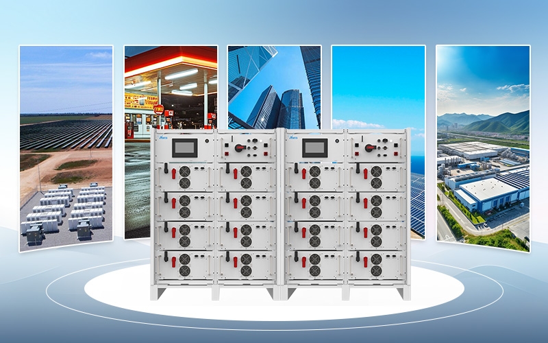 Keunggulan Baterai Lithium Tegangan Tinggi Komersial 114KWH 50KW