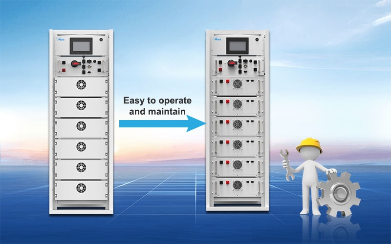 Keunggulan Baterai Lithium Komersial Tegangan Tinggi 60KWH 30KW
